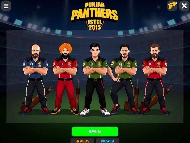Punjab Panthers character selection screen